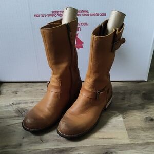 Kodiak Tan Leather Boots
